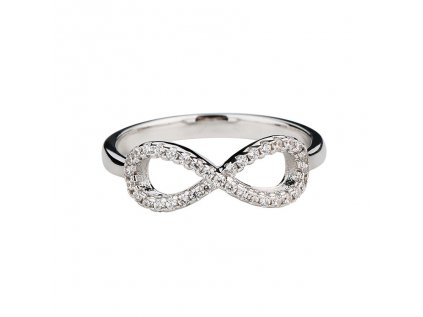Emporial stříbrný rhodiovaný prsten Nekonečno MBR0005 (Velikost 10 (EU: 61-63))