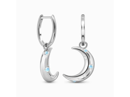 182007 4 royal fashion stribrne rhodiovane nausnice mesic s drahokamy moonstony a drahokamy topazy gu dr23083e silver moonstone topaz