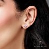 DR2564E SILVER ROSEQUARTZ