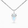 182091 2 royal fashion stribrny rhodiovany nahrdelnik bohyne s drahokamem moonstonem a drahokamy topazy gu dr23099n silver moonstone topaz