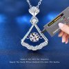 181897 2 royal fashion stribrny rhodiovany nahrdelnik s drahokamem moissanitem ha xmz007 silver moissanite zircon