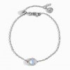 182265 royal fashion stribrny rhodiovany naramek intuice s drahokamem moonstonem a drahokamy topazy dr24373b silver moonstone topaz
