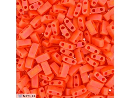 Beads MIYUKI HALF TILA 5x2,3mm shades of ORANGE