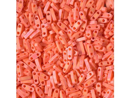 Korálky MIYUKI QUARTER TILA 5x1,2mm odstíny ORANŽOVÉ