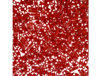Beads MIYUKI QUARTER TILA 5x1,2mm shades of RED