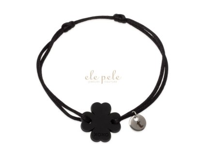 String bracelet XOXO Original Lucky me: BLACK