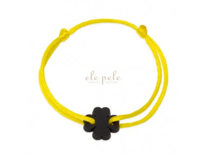 String bracelet for children XOXO Lucky me: BLACK