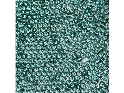 Beads Miyuki Delica 2x2 mm shades of GREEN