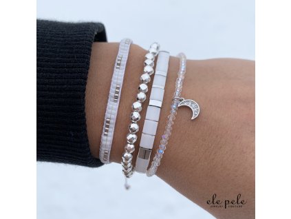 ELEPELE SET STRIBRNY