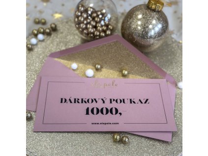 Ele Pele dárkový poukaz - 1000,- Kč