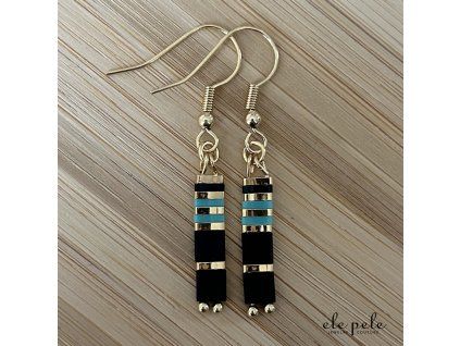 Earrings Miyuki Autumn Black