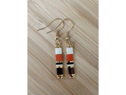 Miyuki Autumn Beige Earrings