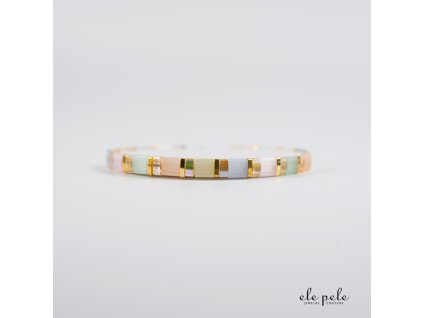 EP produktovka naramek FUNNY SPRING pastel gold V1