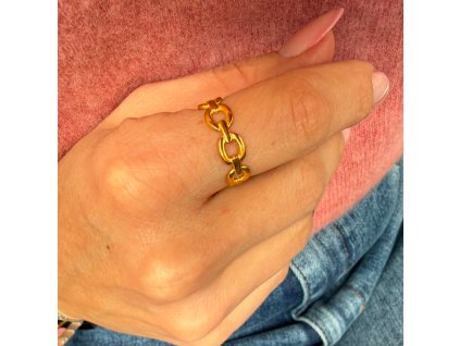 EP prsten jaro chain gold