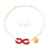 String bracelet XOXO Original We forever: RED