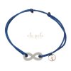 String bracelet XOXO Original We forever: SMOKY GREY