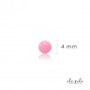 platno koralek samotny babypink 4 mm