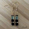 Earrings Miyuki Autumn Black