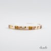 Miyuki elastic bracelet - Funny spring beige gold
