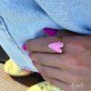 EP prsten HEART PINK V1