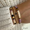 Miyuki bracelet set Autumn Love – Blackberry Heart