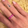 EP prstynek heart neon pink silver V2