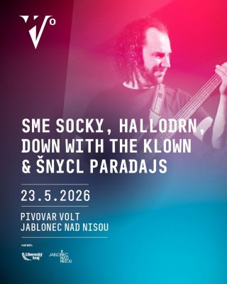 🔥 UŽ ZÍTRA V PIVOVARU VOLT! 🔥 Čeká vás večer plný poctivý muziky a energie 🤘 Na jednom pódiu: 🎸 SME SOCKY 🎸 HALLODRN 🎸...