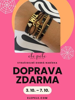 Strašidelně dobrá nabídka 🕸️ Doprava zdarma od 3. do 7. 10. na celý e-shop. Vyberte si svůj oblíbený set na elepele.com 🖤...
