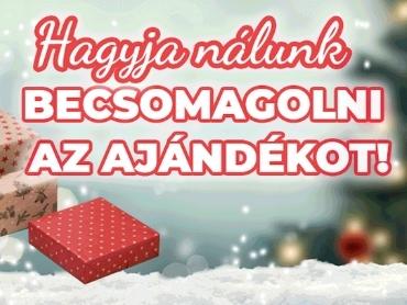 Szívesen becsomagoljuk puha karácsonyi ajándékait!