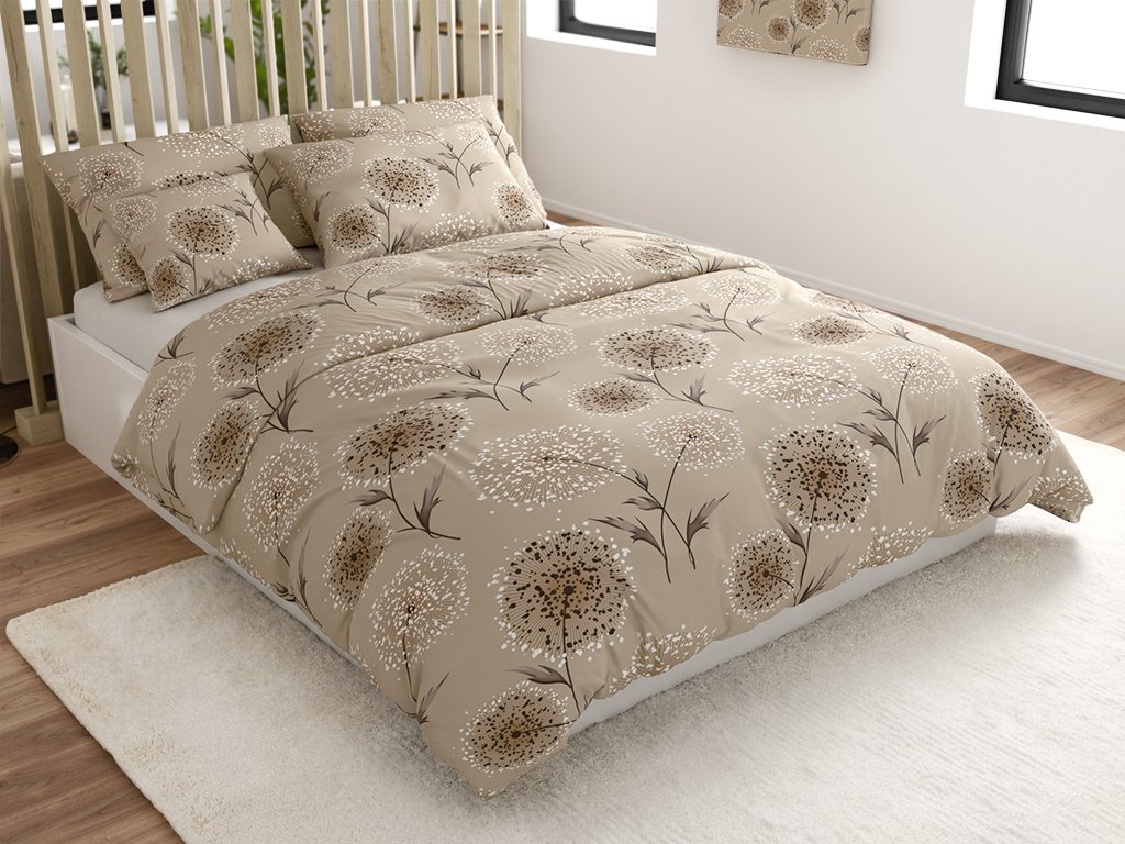 PAMPELINO bézs pamut ágyneműhuzat