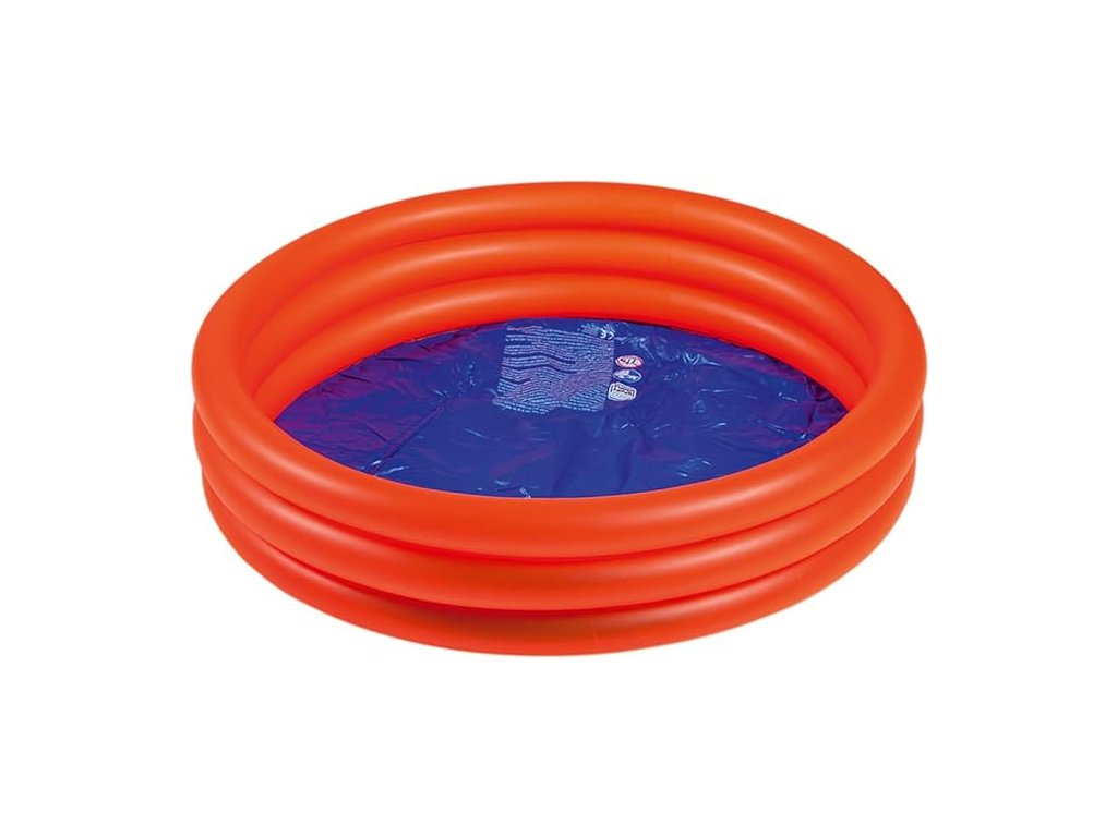 Nafukovací dětský bazén 100 x 30 cm BABIES v červené barvě