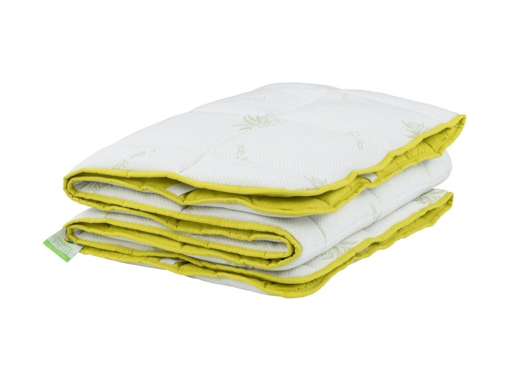 Prošívaný chránič matrace TOPPER ALOE VERA 160 x 200 cm s aloe výtažkem