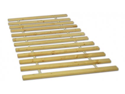 Léces ágyrács textillel 90x200 cm