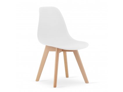 Fehér KITO szék bükkfa lábakkal