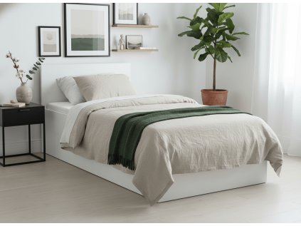 SOFIA ágy 90 x 200 cm, fehér