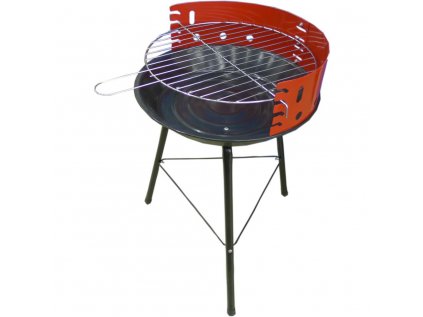 50473 kulaty zahradni gril se zastenou proti vetru barbecue 36 cm