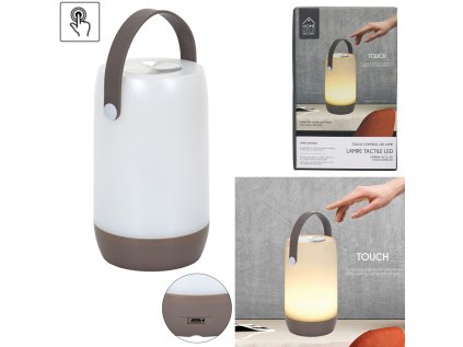 49073 bila dotykova led lampa nomad taupe