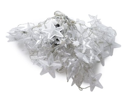 LED světelný řetěz STARS 200 cm pro vánoční výzdobu