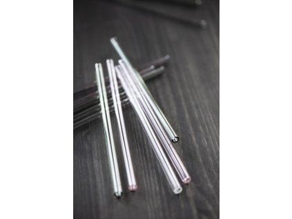 Ekologická skleněná brčka, set 3 ks – opakovaně použitelná a stylová.