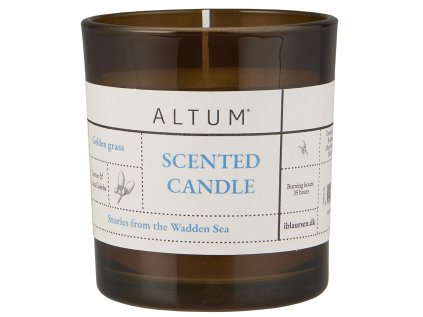 Skleněná vonná svíčka ALTUM Golden Grass s citrusovou vůní