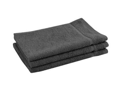 Kvalitní ručník Classic malý tmavě šedý 30x50 cm, 100% bavlna