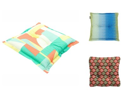 Podsedák na židli CUSHIO 50x50 cm - barevné a stylové varianty