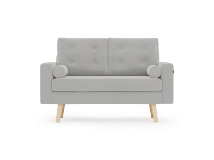 Világosszürke 2 személyes kanapé MANDI