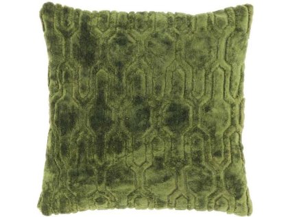 Dekorační polštářek RORY 45 x 45 cm tmavě zelený – stylový doplněk pro pohodlný a elegantní interiér.