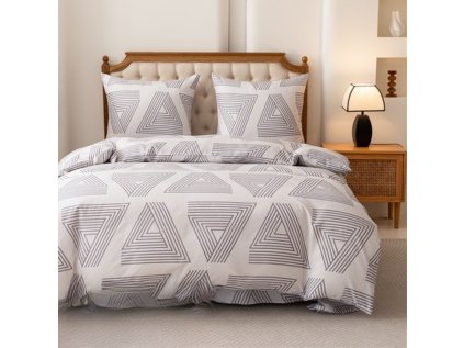Mikroszálas ágynemű TRIANGIA fehér