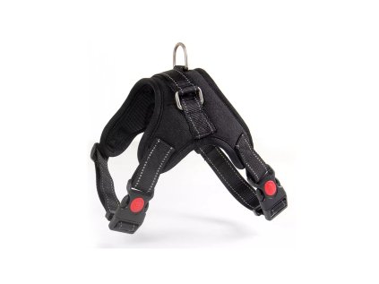 Bezpečnostní postroj ANGLY S pro psy – pevná konstrukce a odolné přezky