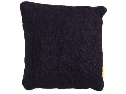 CABLISS pletený polštářek – černý design pro váš interiér
