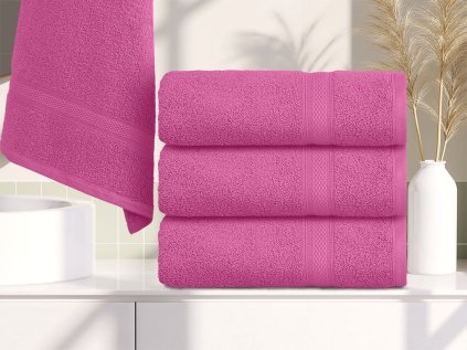CLARYSSE ELEGANCE törölköző 60x110 cm rózsaszín, 100% pamut