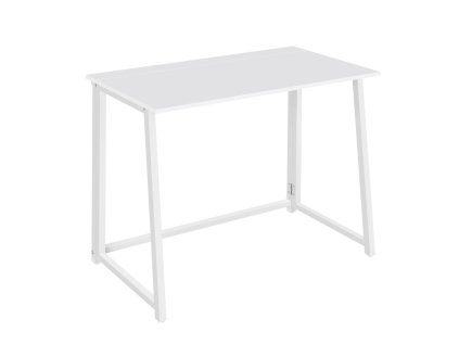 Skládací bílý psací stůl ZARIMO 80 x 40 cm – ideální do malých prostor