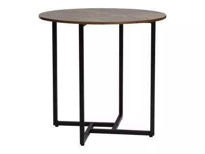 Stylový jídelní stůl ALTO II 80 cm kulatý s kovovou podnoží